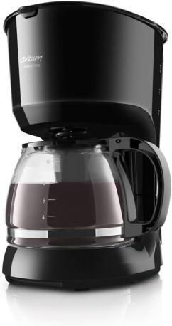 Arzum AR3046 Brewtime Filter Coffee Machine, 1.25L Jug, 750W, Anti-Drip, Keep Warm, Removable Filter, Water Indicator