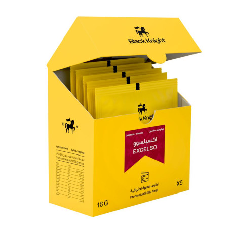 Coffee sachets - Excelso from Black Knight Roastery 5*15g