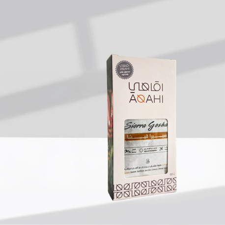 اقاهي كولومبيا سييرا قيشا حبوب قهوة 120 غ