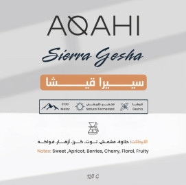 اقاهي كولومبيا سييرا قيشا حبوب قهوة 120 غ 2