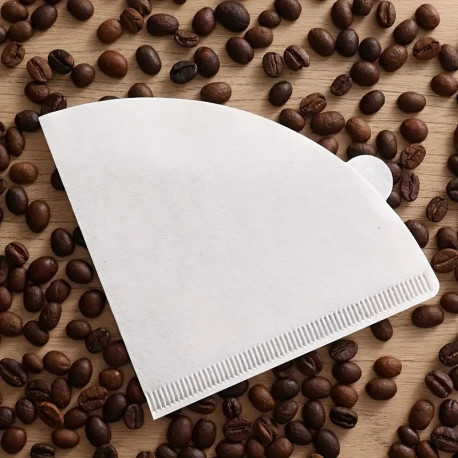 Coffee Filter 100pcs White Color Size 2-4 Cups with Box V-Shape Ideal for V60 Pour Over and drip Coffee Makers - Image 9