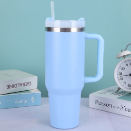 vacuum thermos Coffee cup 40oz White 2