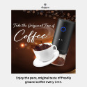 Mini Coffee Grinder Electric Burr Coffee Grinder Portable Grinder with Adjustable Coarse Fine