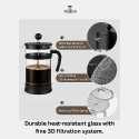 French Press Coffee Maker 600 ml