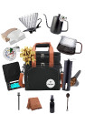 طقم DOPPIO لتحضير قهوة V60 – 12 قطعة مع حقيبة حمل للسفر والمنزل والمكتب