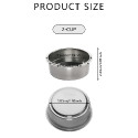 Omran Cart 51mm 2 Cup Pressurized Portafilter Basket for Delonghi Dedica EC680 EC685 EC695 Smeg