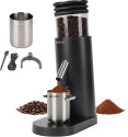 Portable USB Rechargeable Coffee Grinder with 41mm SS Burr, 60 Grind Settings for Espresso & V60