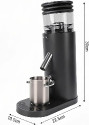 Portable USB Rechargeable Coffee Grinder with 41mm SS Burr, 60 Grind Settings for Espresso & V60