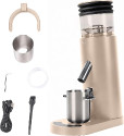 Portable USB Rechargeable Coffee Grinder with 41mm SS Burr, 60 Grind Settings for Espresso & V60
