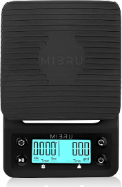 ميزان قهوة رقمي MIBRU مع مؤقت 3 كجم دقة 0.1 جم | ميزان إلكتروني لتحضير القهوة V60 والبور أوفر والطبخ والخبز احترافي 2