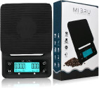 Coffee Scale with Timer 3kg 0.1g Precision | Digital V60 Drip Coffee Scale Kitchen Baking Electronic Weighting Scale