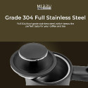 Electric Gooseneck Coffee Kettle 800ml 1000W | V60 Pour Over Kettle Temperature Control Touch Screen Auto Shut Off