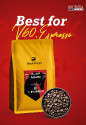 BLACK KNIGHT Coffee Beans 250g Specialty Arabica Roasted Whole Beans | Espresso & Filter Coffee Washed Process ADHM Blend