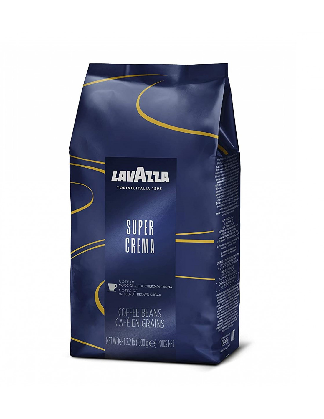 Lavazza Super Crema Whole Bean Coffee 1 Kg