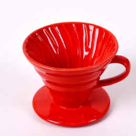 V60 Ceramic Red Dripper 02